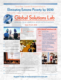 2022 Global Solutions Lab flyer
